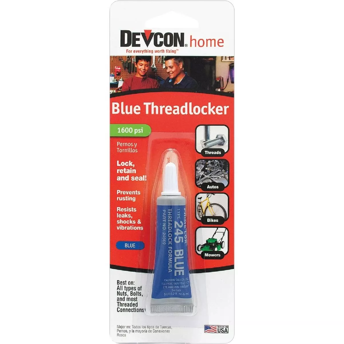 0.2 Oz. Blue Threadlocker