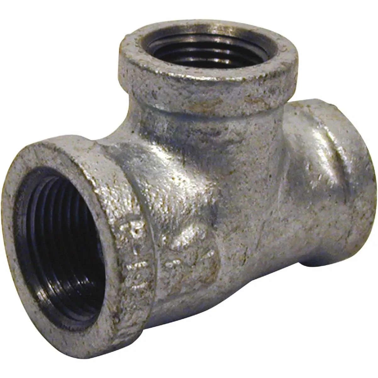 1-1/2 In. X 1-1/2 In. X 1-1/4 In. Malleable Iron Reducing Galvanized Tee