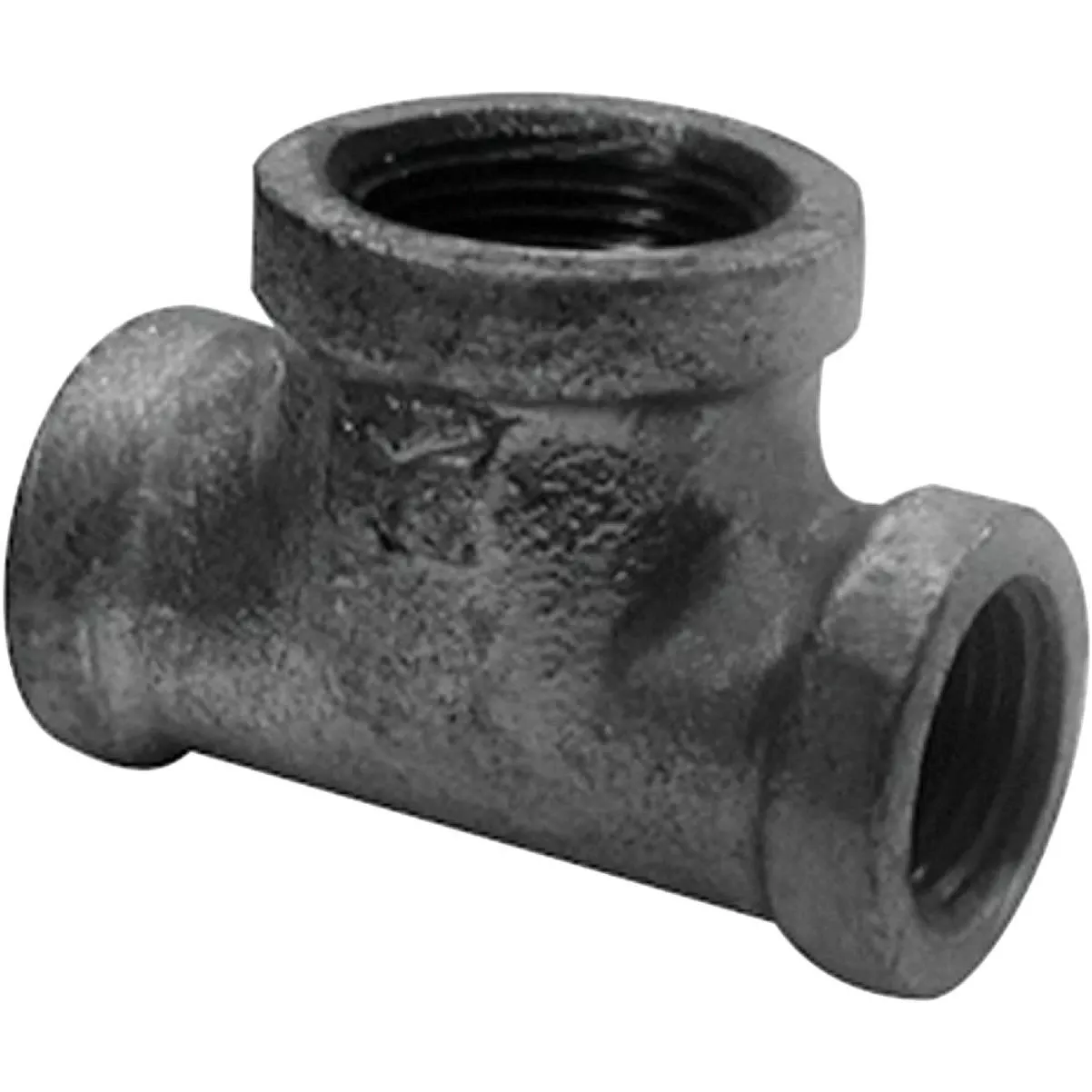 1-1/4 In. X 1-1/4 In. X 1 In. Reducing Malleable Black Iron Tee