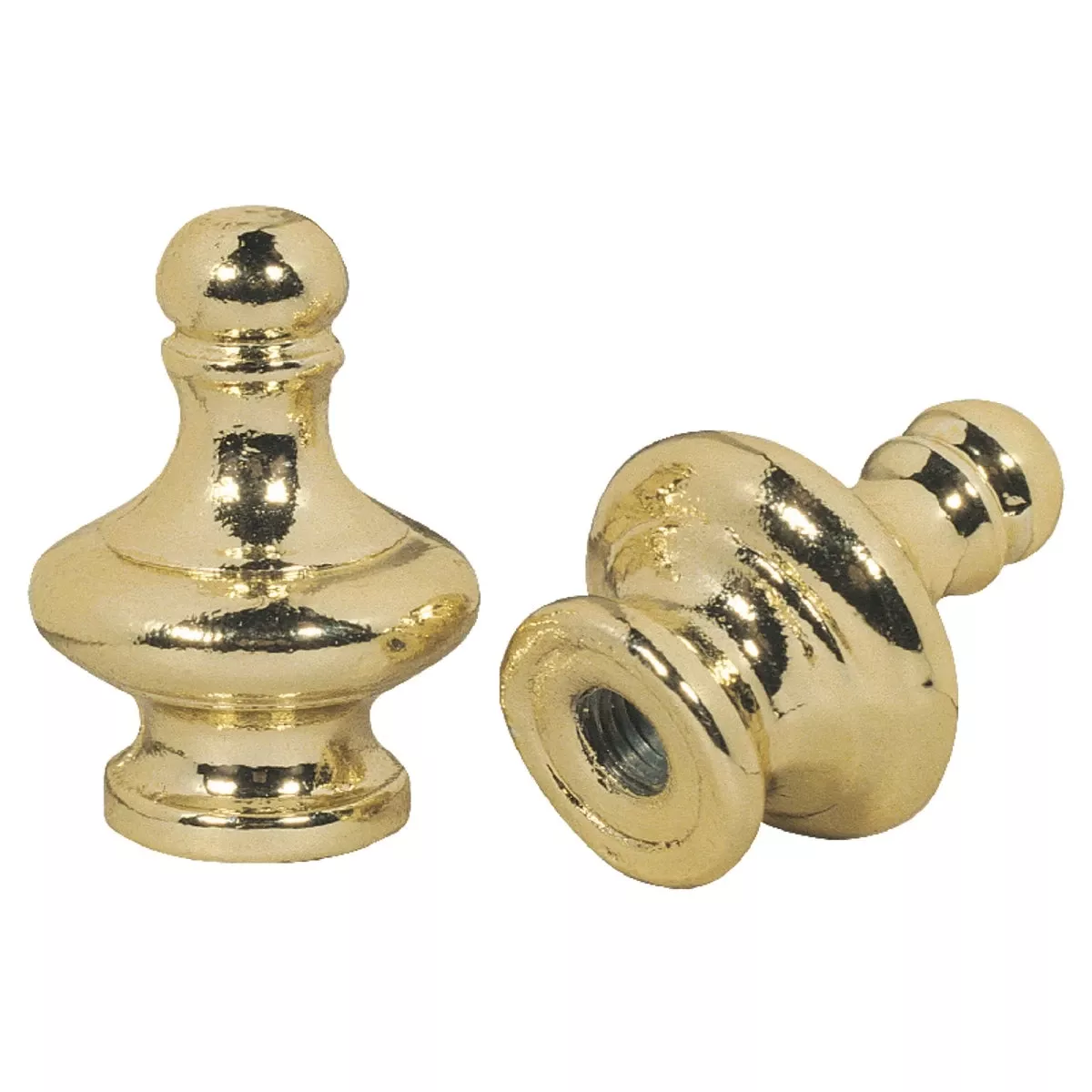1-3/16 In. Brass Lamp Finial (2-pack)