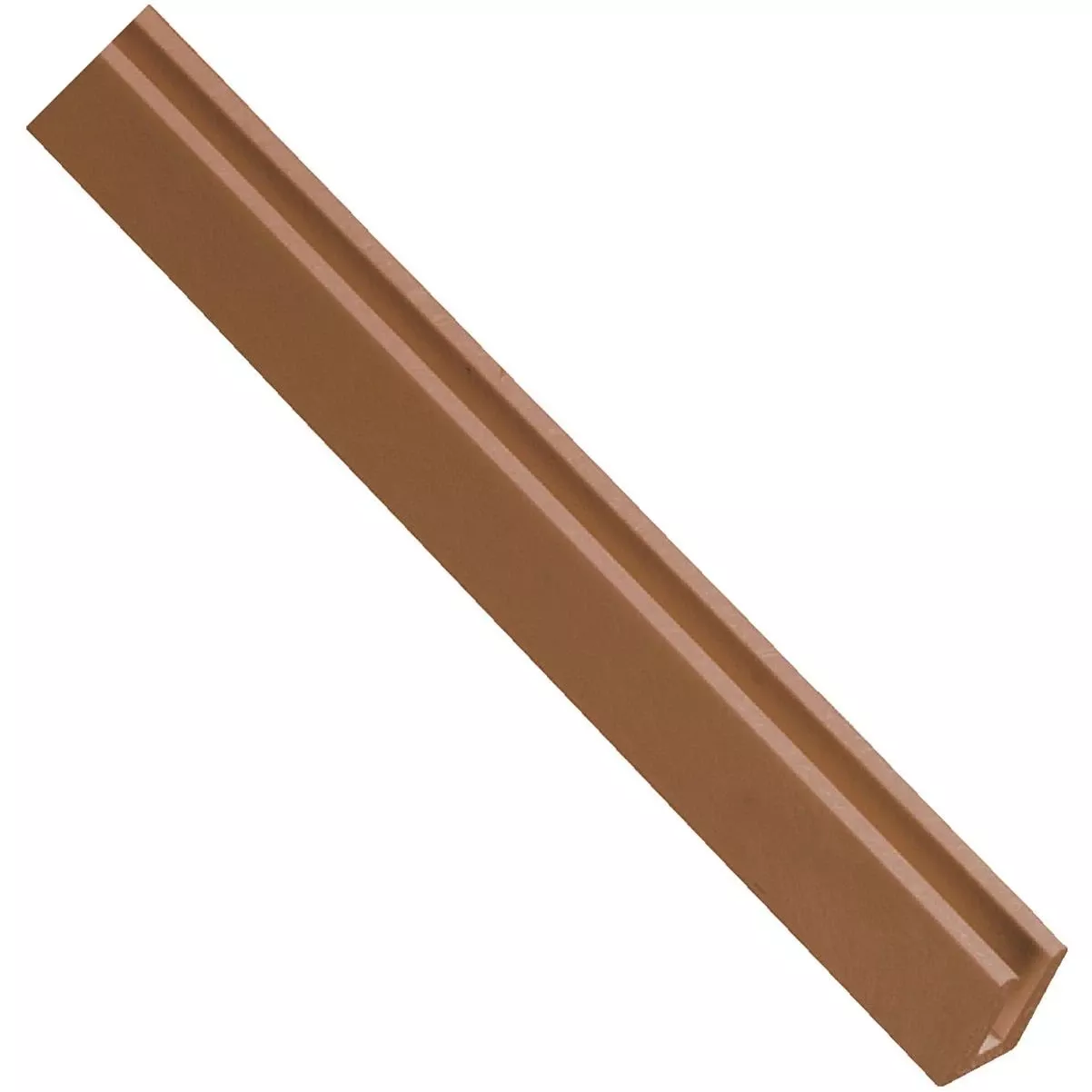 1-3/16 In W X 95-1/2 In L X 3/4 In D Redwood Vinyl Lattice U-cap