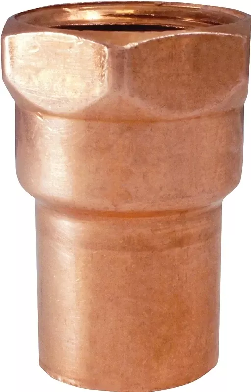 1 In. Diameter Copper To Female Threaded Pipe Adapter - Model 30160