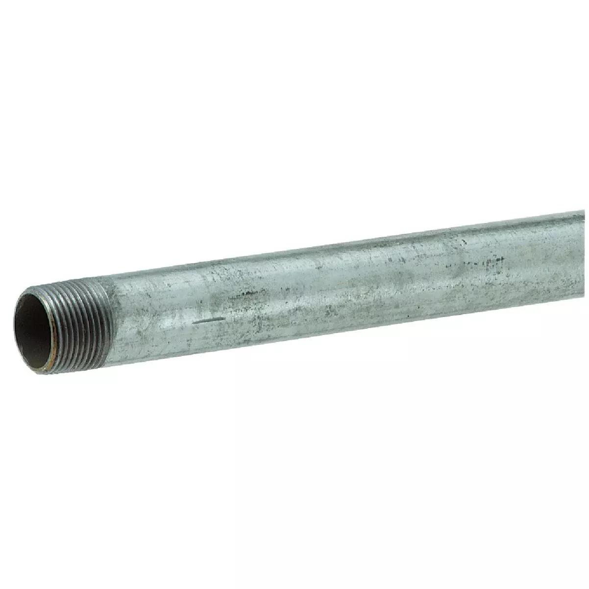 1 In. X 18 In. Carbon Steel Threaded Galvanized Pipe
