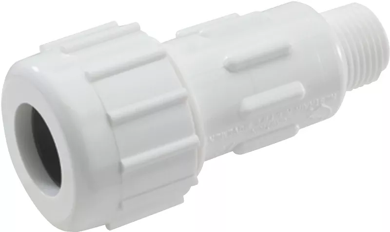 1 Inch Mipt Schedule 40 Compression Union Pvc Adapter - Model 161-105