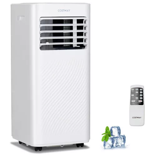 10000 BTU 4-in-1 Portable Air Conditioner with Humidifier and Sleep Mode