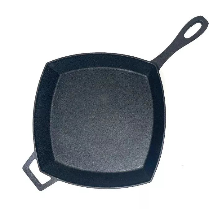12-in Square Cast Iron Skillet