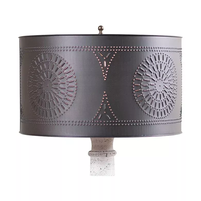 15" Floor Lamp Drum Shade with Chisel