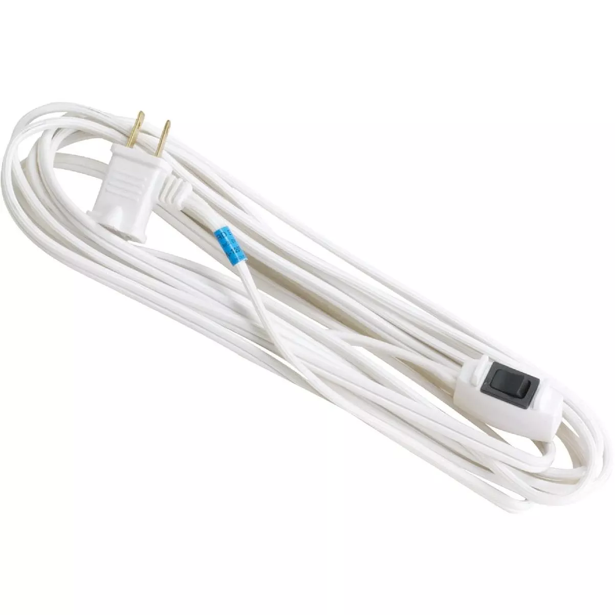 15 Ft. 16/2 White Extension Cord With Switch