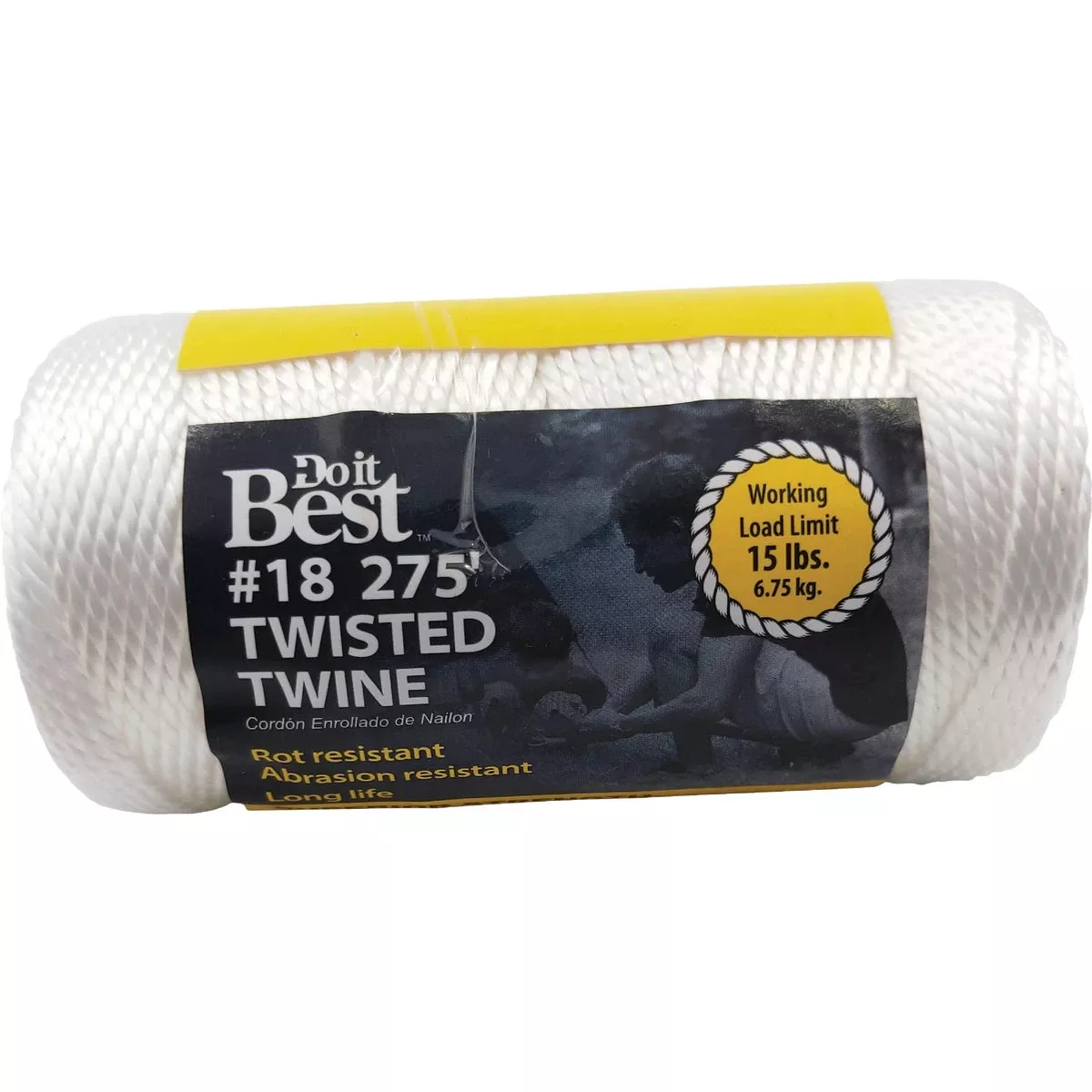 #18 X 275 Ft. White Nylon Twisted Twine