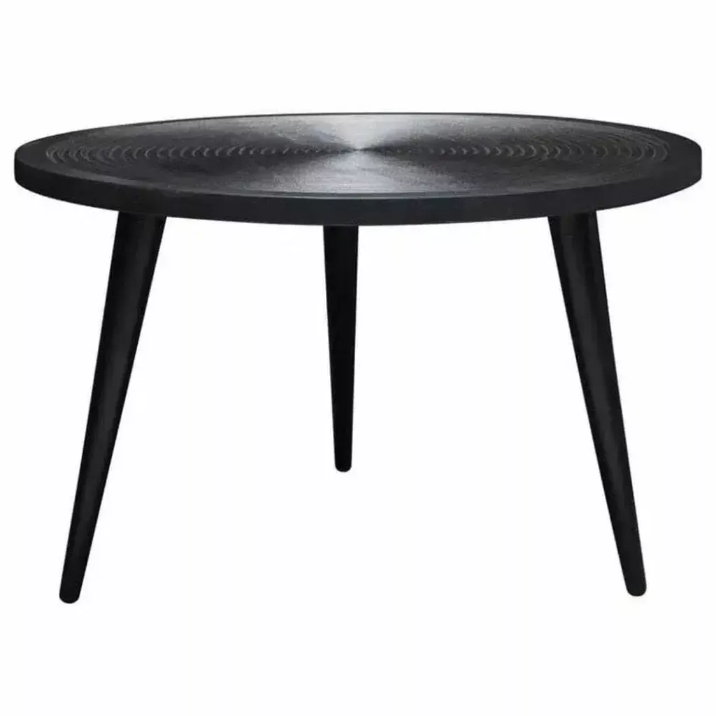 29" Round Cocktail Wood Top Coffee Table