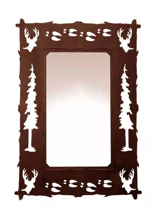 30" Deer Hall Mirror