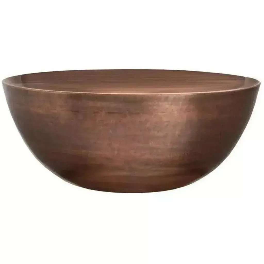 31.5" Copper Brown Coffee Table