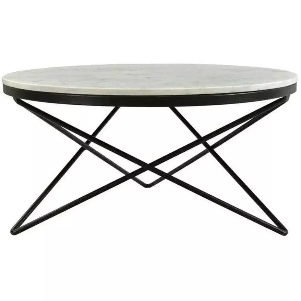 32" in Black Black Contemporary Coffee Table