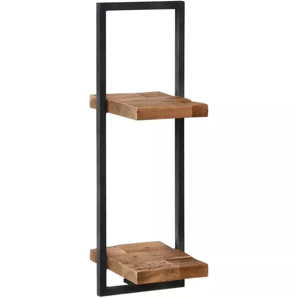9.8" Reclaimed Teak Wall Brown Type D Mix Match Shelf