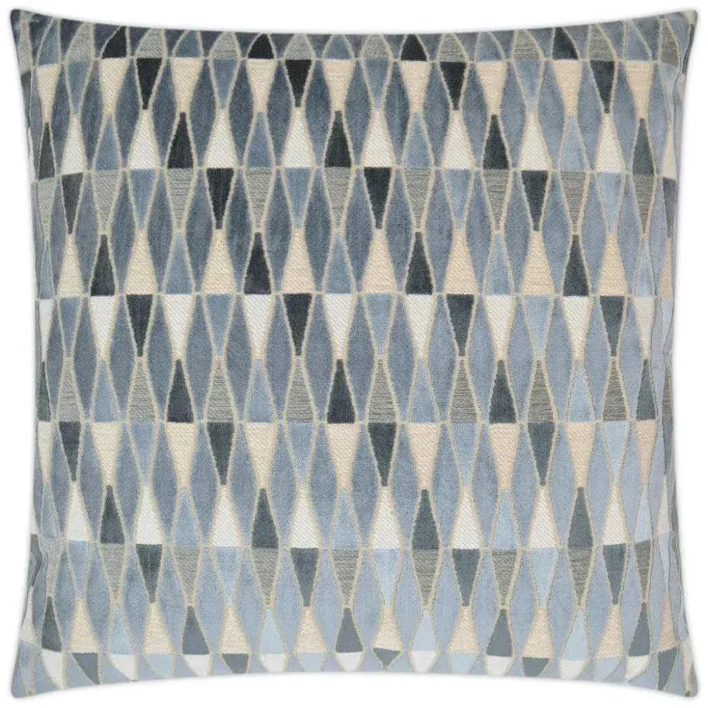 Abrash Atlantic Slate Blue Large Throw Pillow Insert