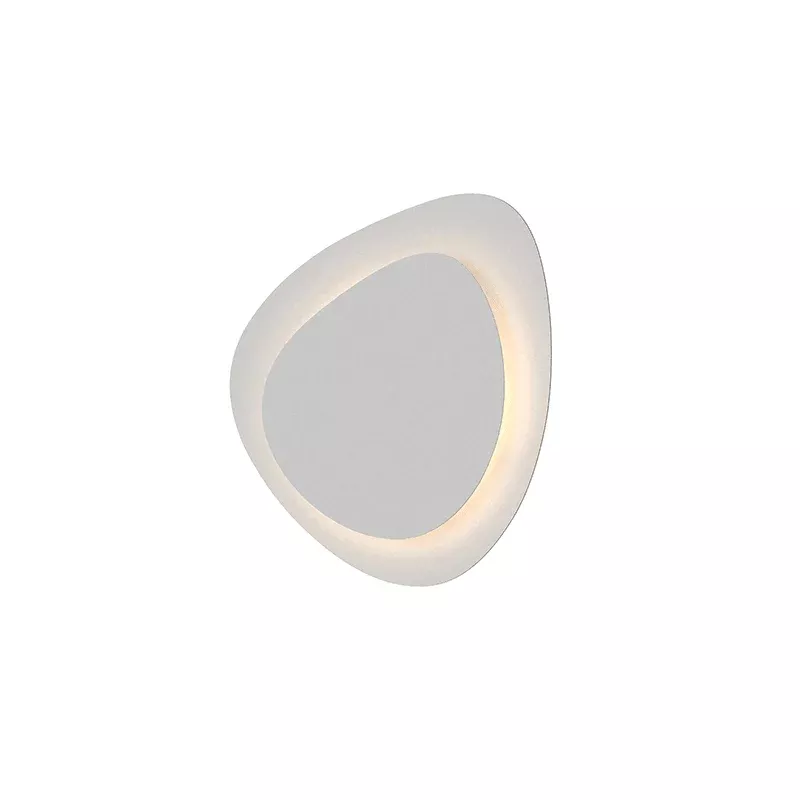 Abstract Panels Small 2-Plate LED Wall Sconce