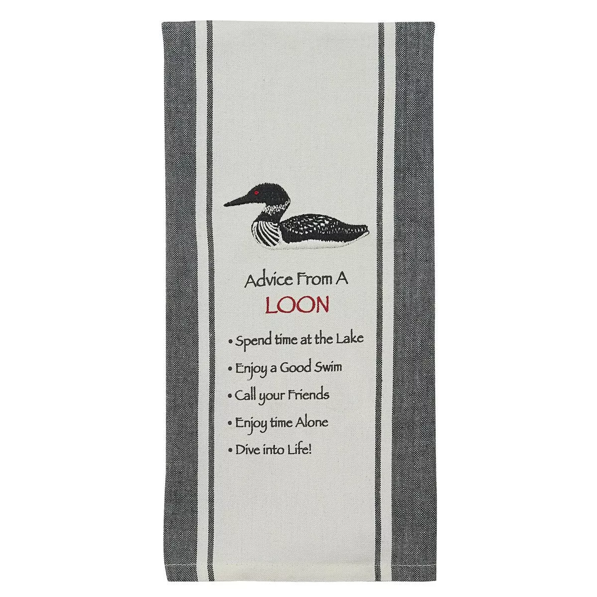 Advice From A Loon Kitchen Towel