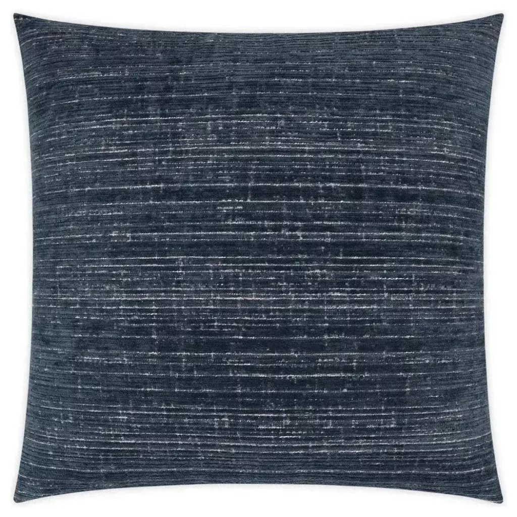 Agra Denim Solid Navy Large Throw Pillow Insert