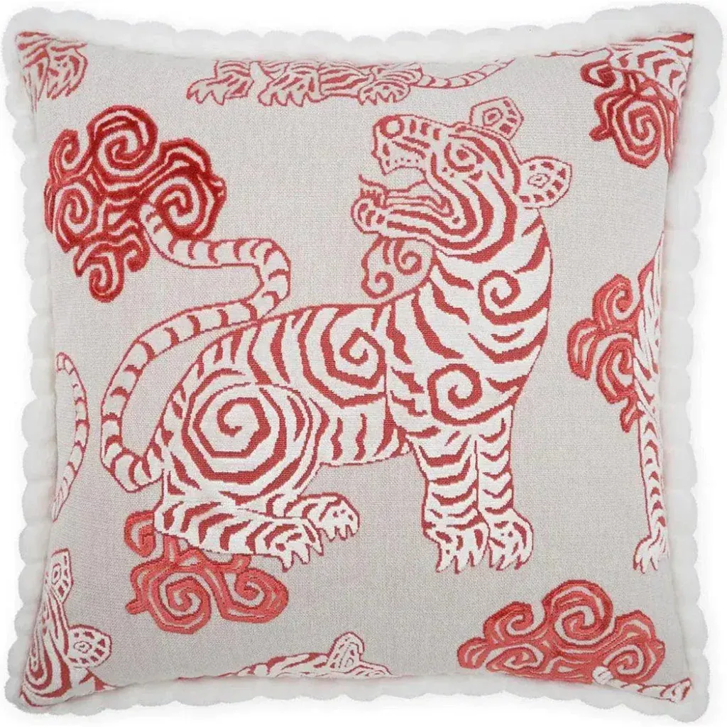 Akbar Coral Coral Large Throw Pillow Insert