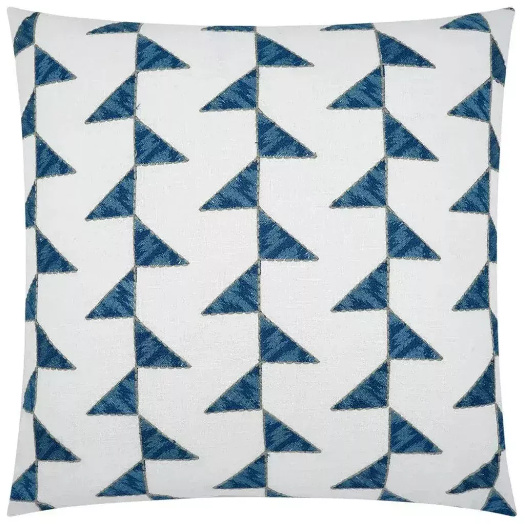 Alignment Lapis Blue Large Throw Pillow Insert