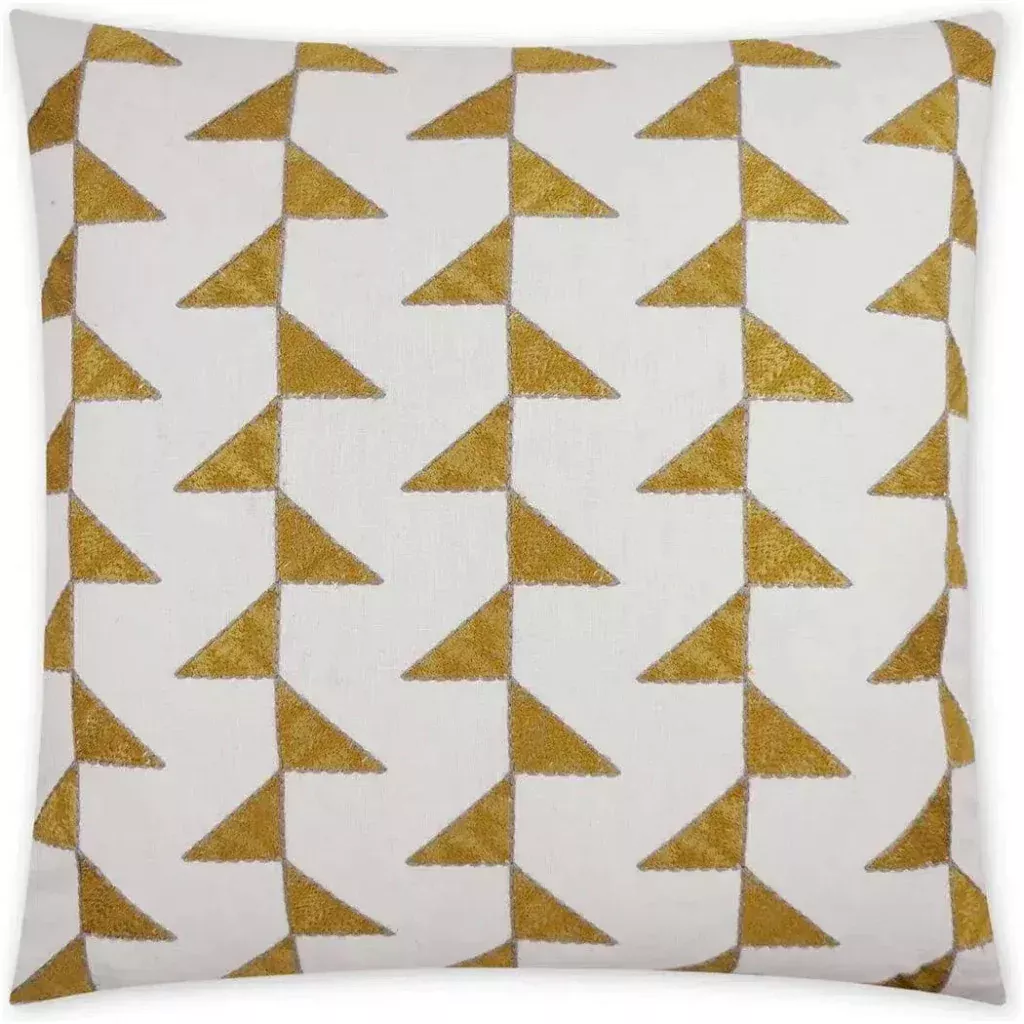 Alignment Yellow Large Throw Pillow Insert