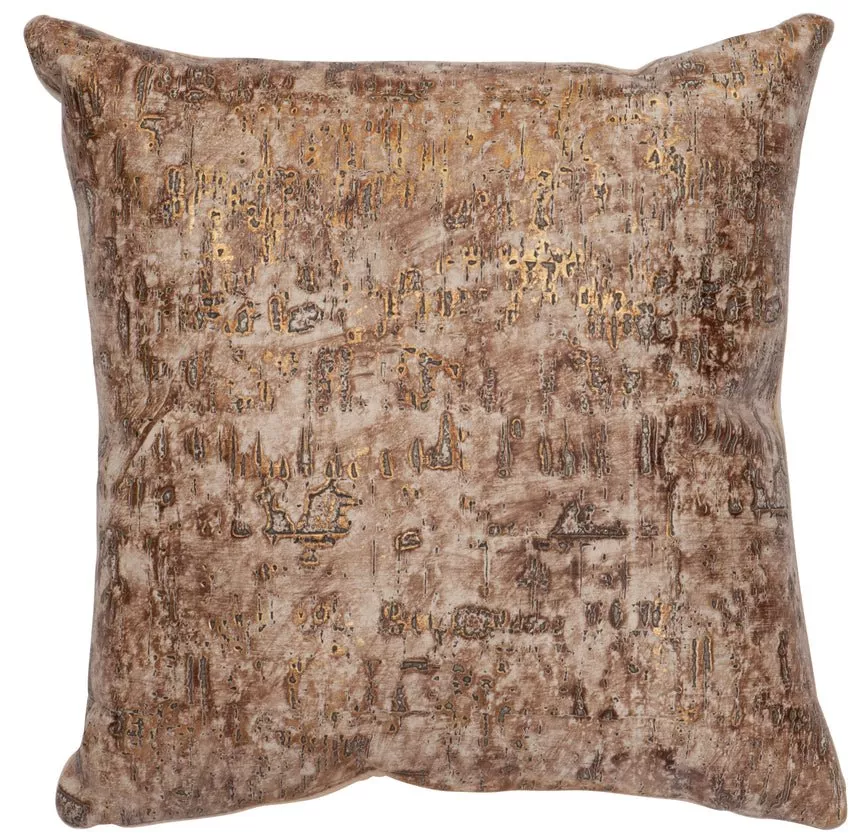 Allure Embossed Leather Pillow