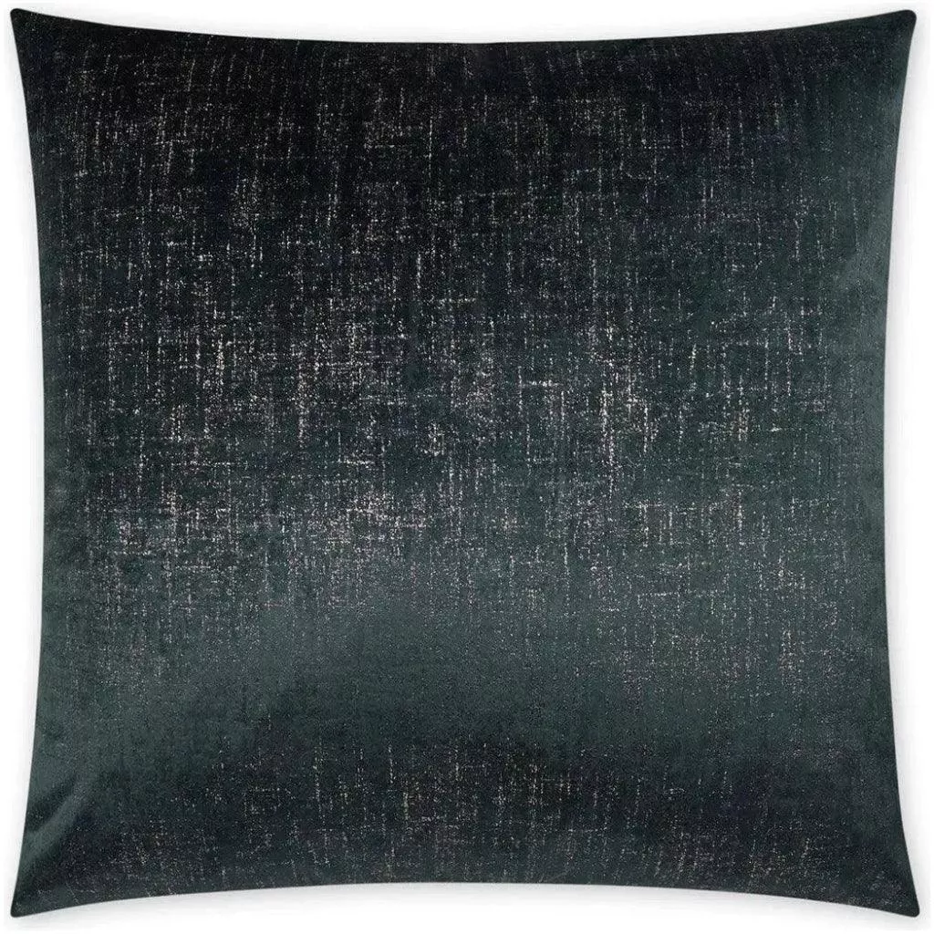 Alnwick Glam Solid Black Large Throw Pillow Insert
