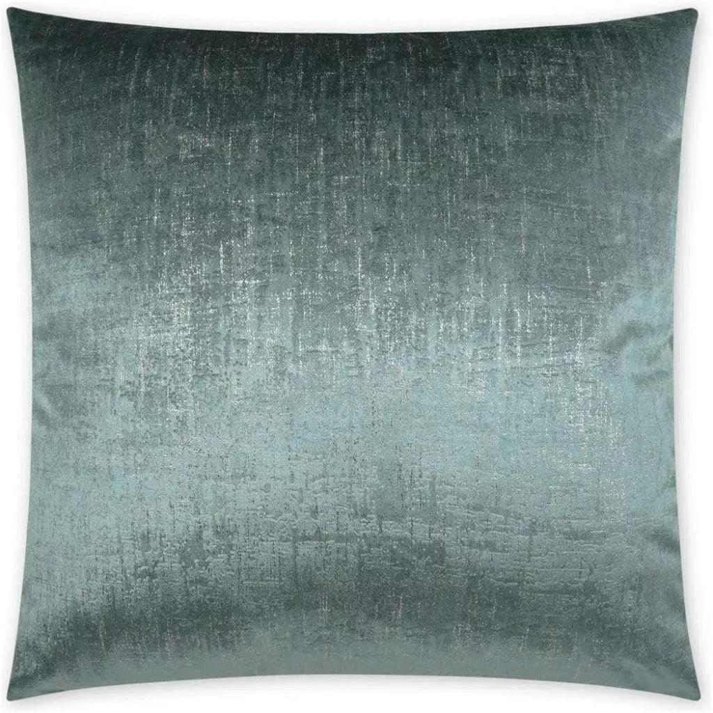 Alnwick Spa Glam Solid Teal Large Throw Pillow Insert