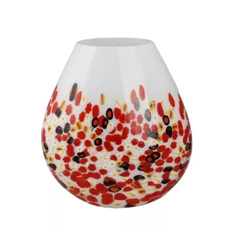 Ambiente Multicoloured Red Murrine Table Lamp