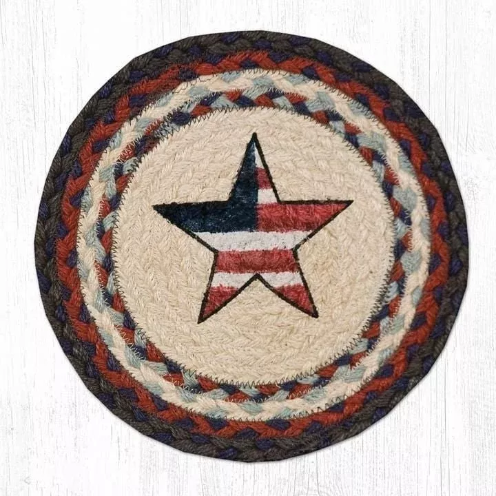 Americana Star Jute Trivet