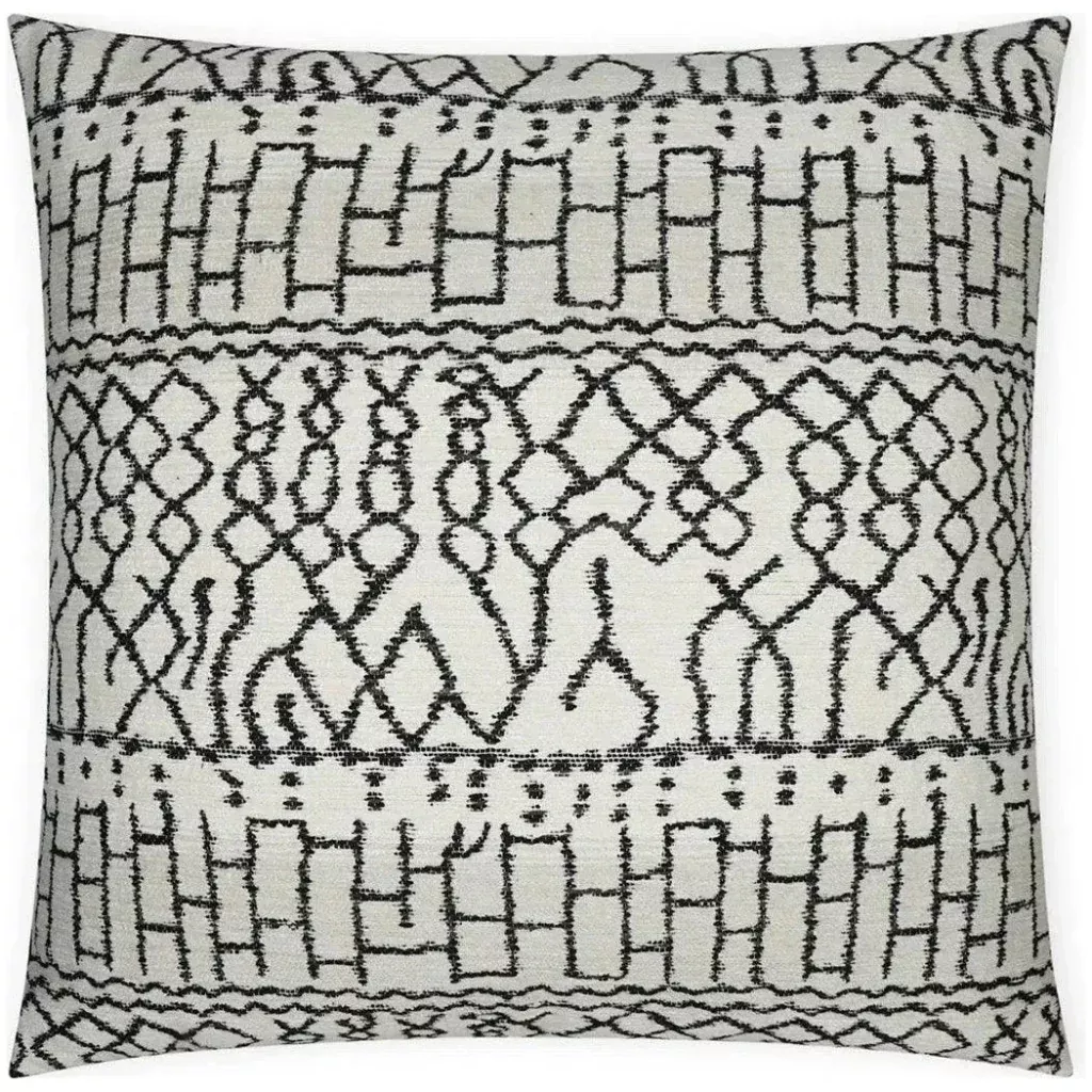 Andreozzi Tuxedo Global Black Large Throw Pillow Insert