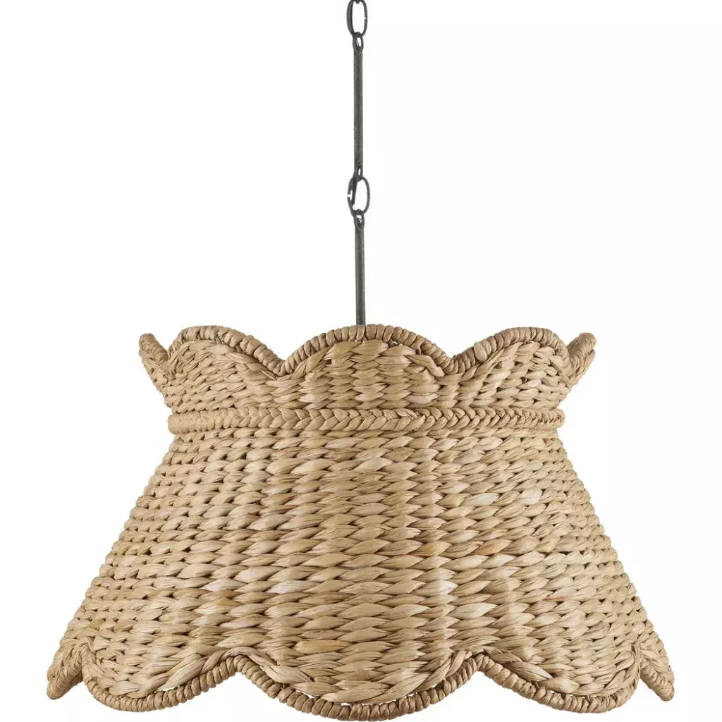 Annabelle Handcrafted Water Hyacinth Pendant