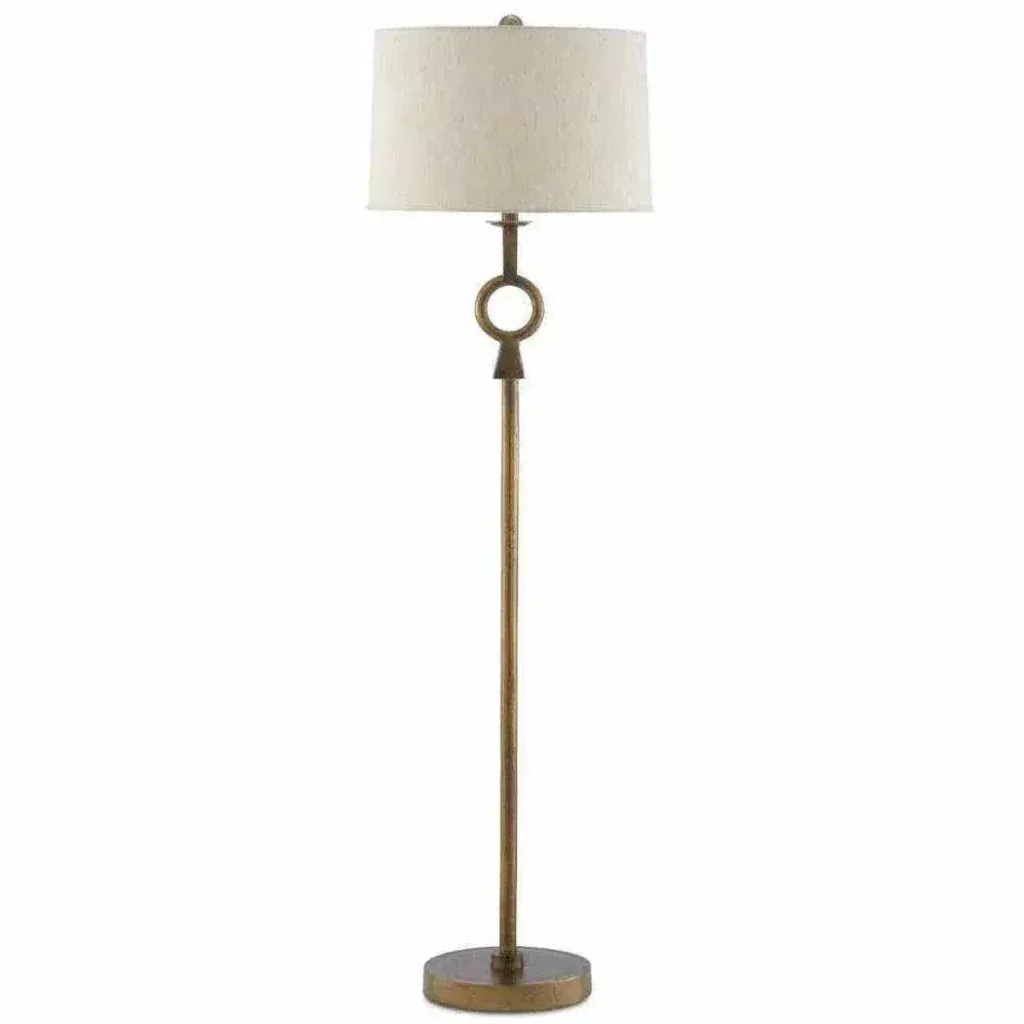 Antique Brass Germaine Floor Lamp