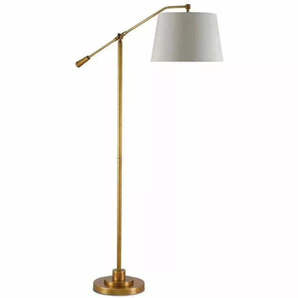 Antique Brass Maxstoke Floor Lamp