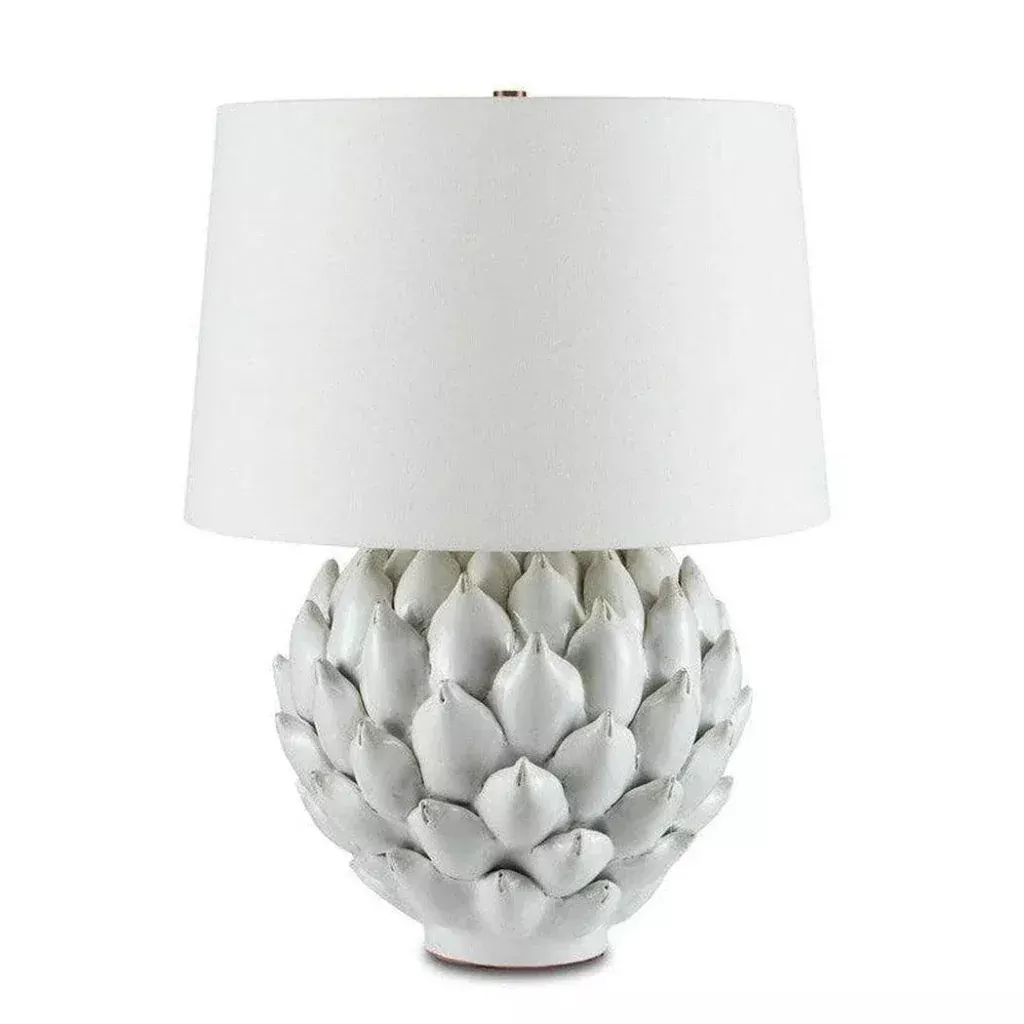 Antique White Cynara Table Lamp