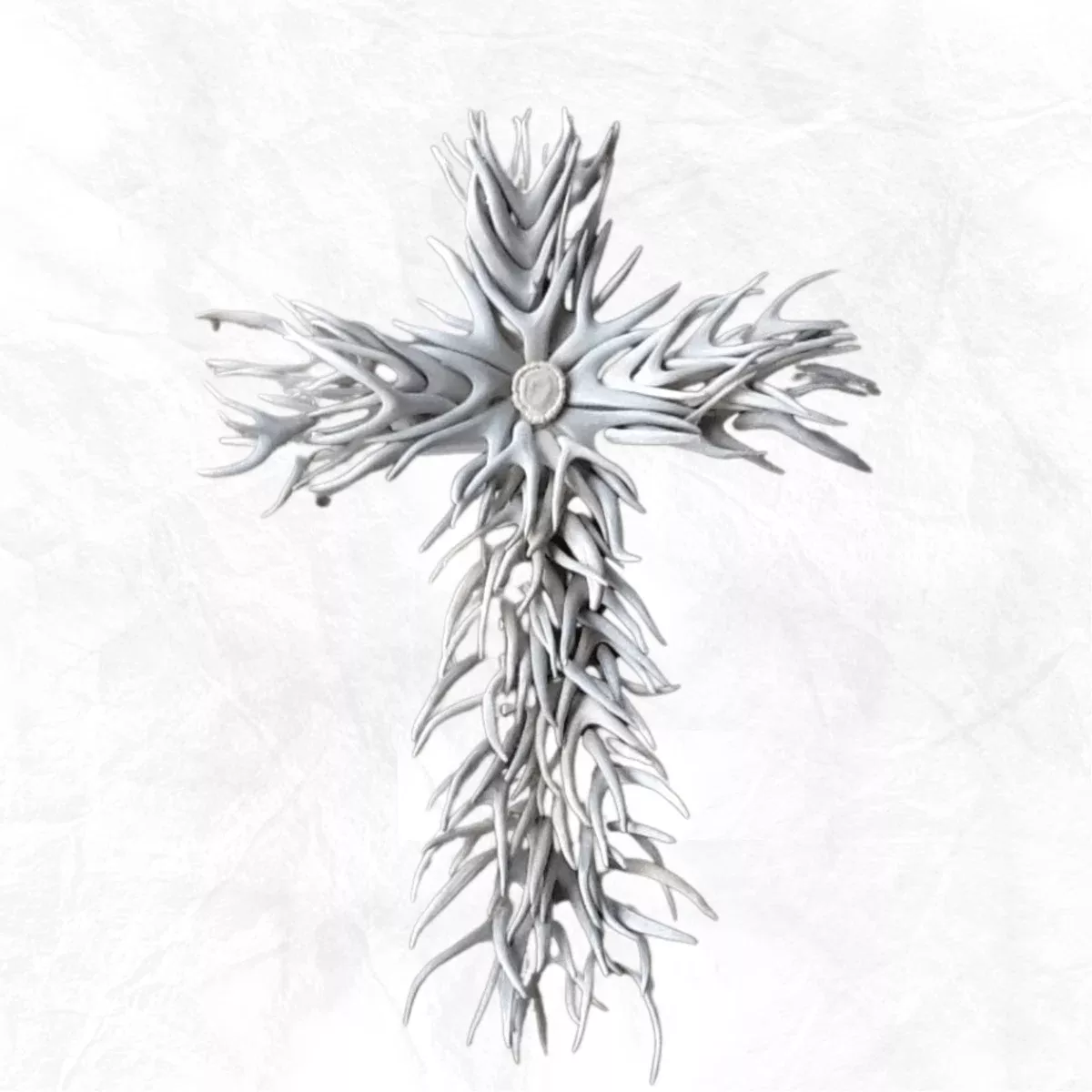 Antler Cross - Large, Sunbleached