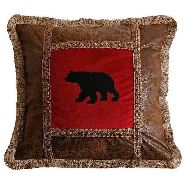 Applique Bear Pillow