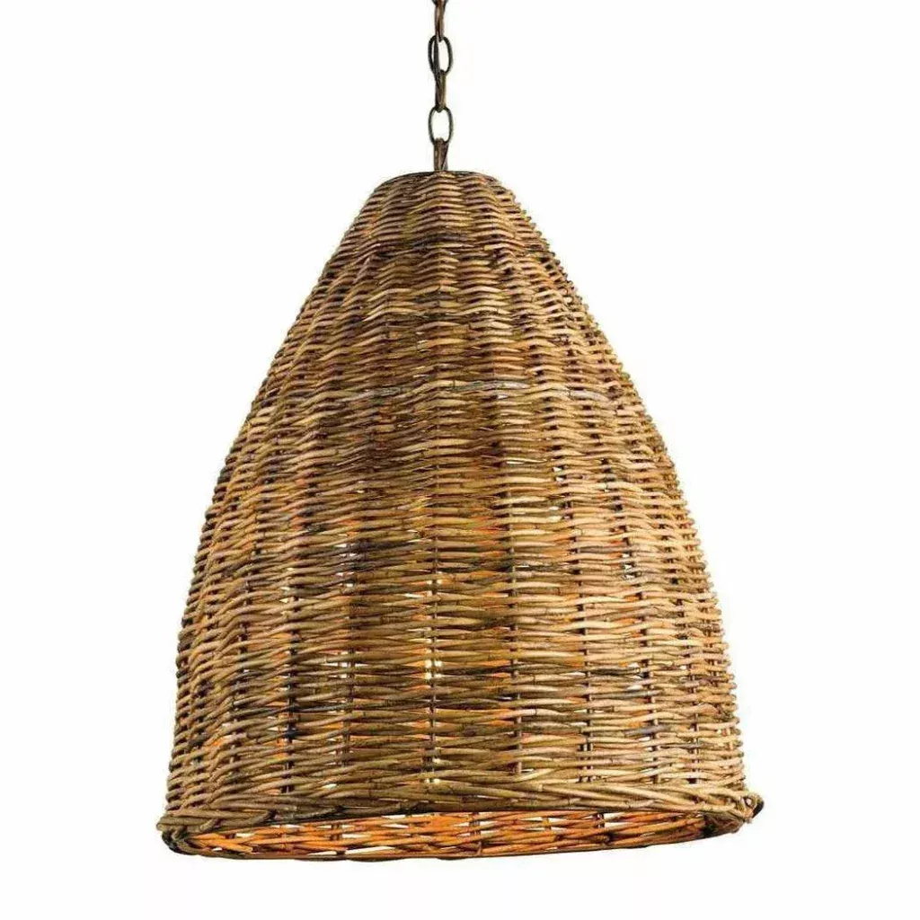 Basket Handcrafted Natural Arurog Pendant