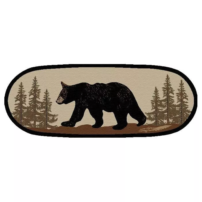 Bear Pines Throw Rug