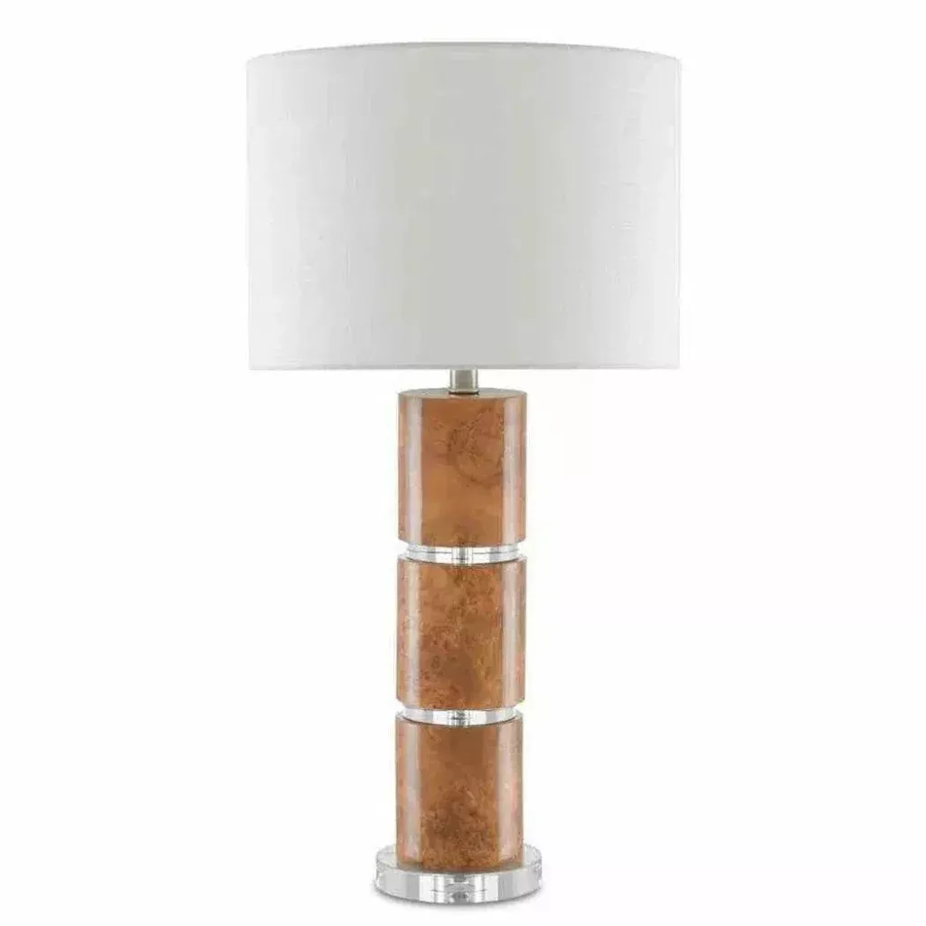 Birdseye Maple Veneer Birdseye Table Lamp