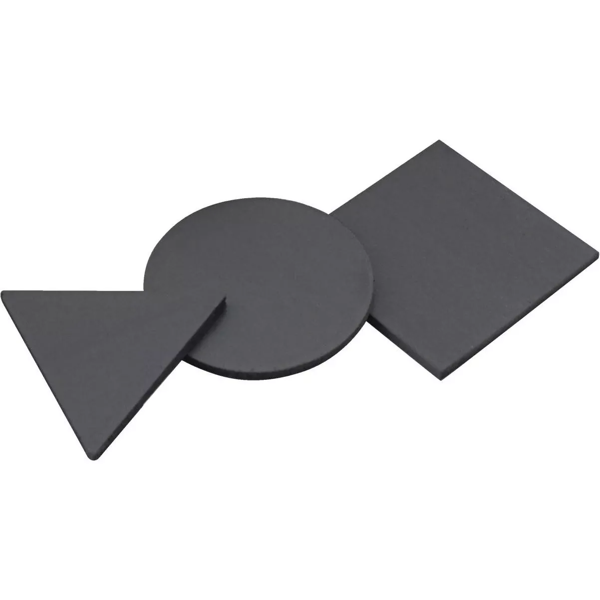 Black Assorted Magnetic Shapes (30-pack)
