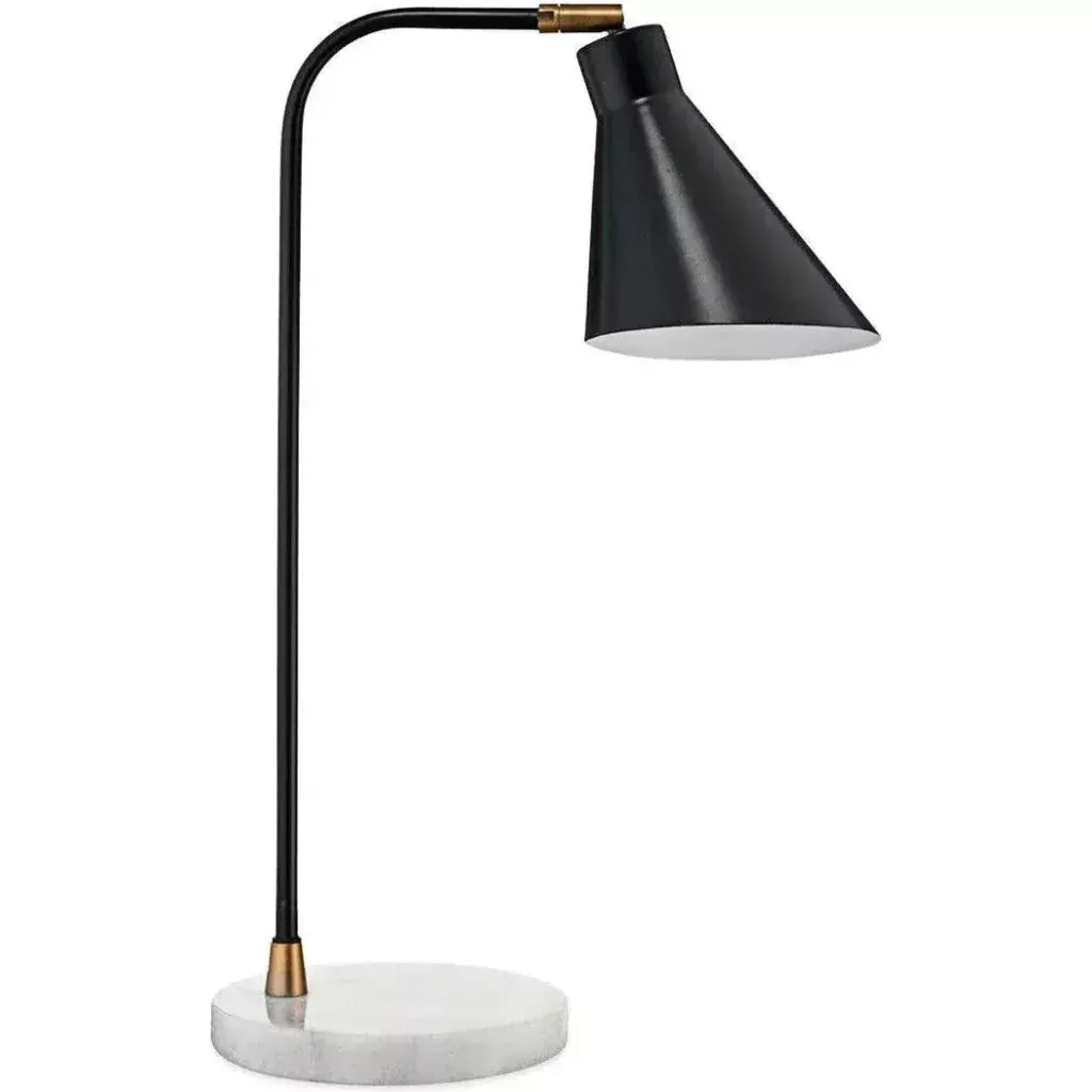 Black Marble Iron Chronicle Task Lamp