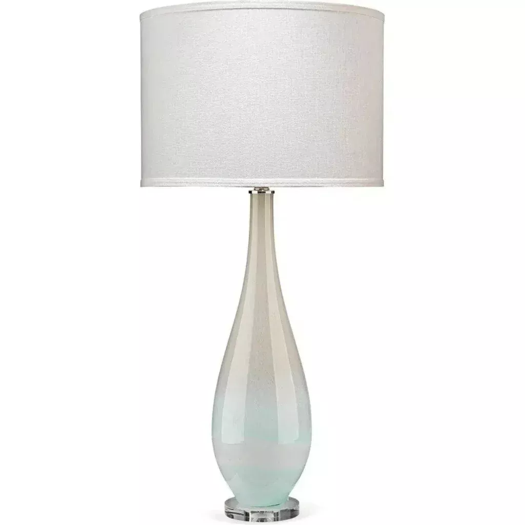 Blue Glass Dewdrop Table Lamp