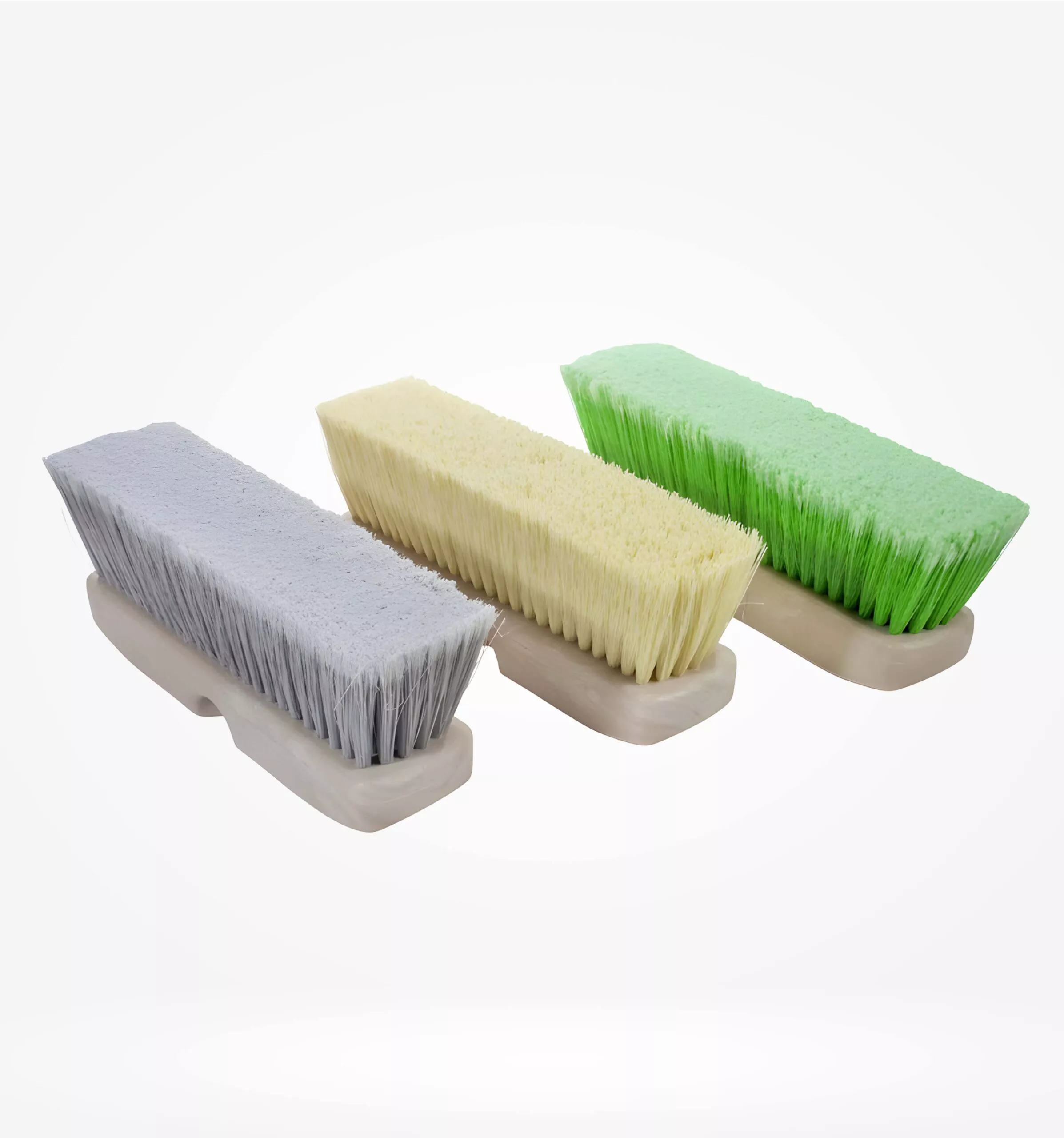 BRUSH, NYLON BRISTLES, THREADED HANDLE