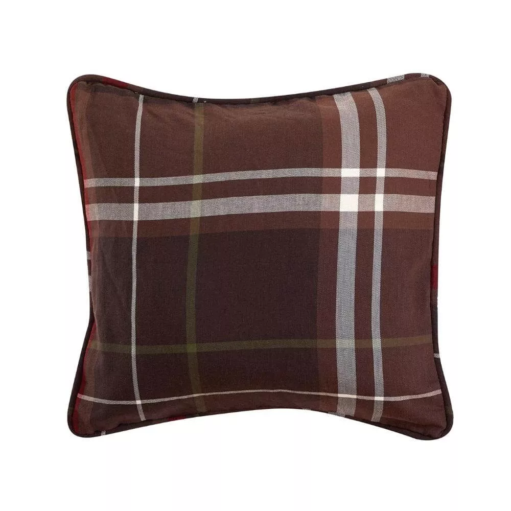Butte Plaid Throw Pillow
