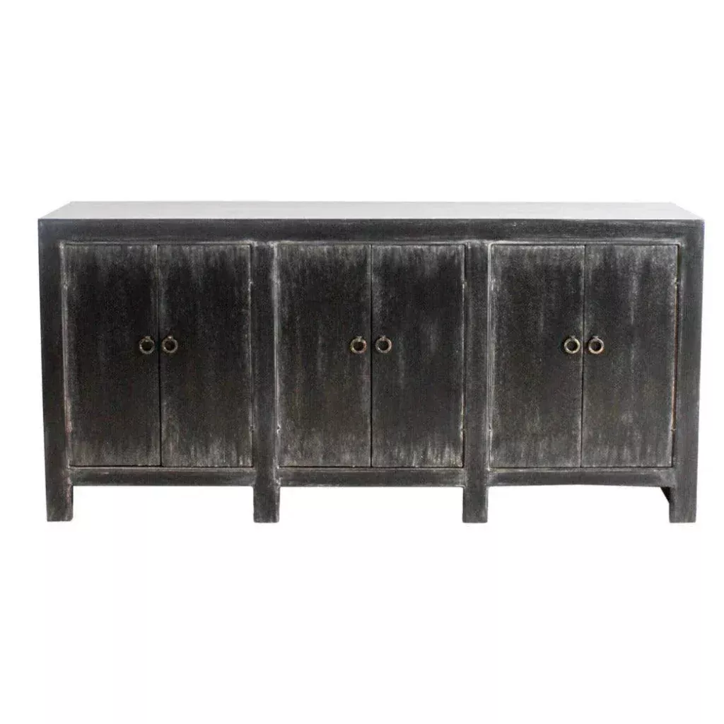 Campana Distressed Black Sideboard