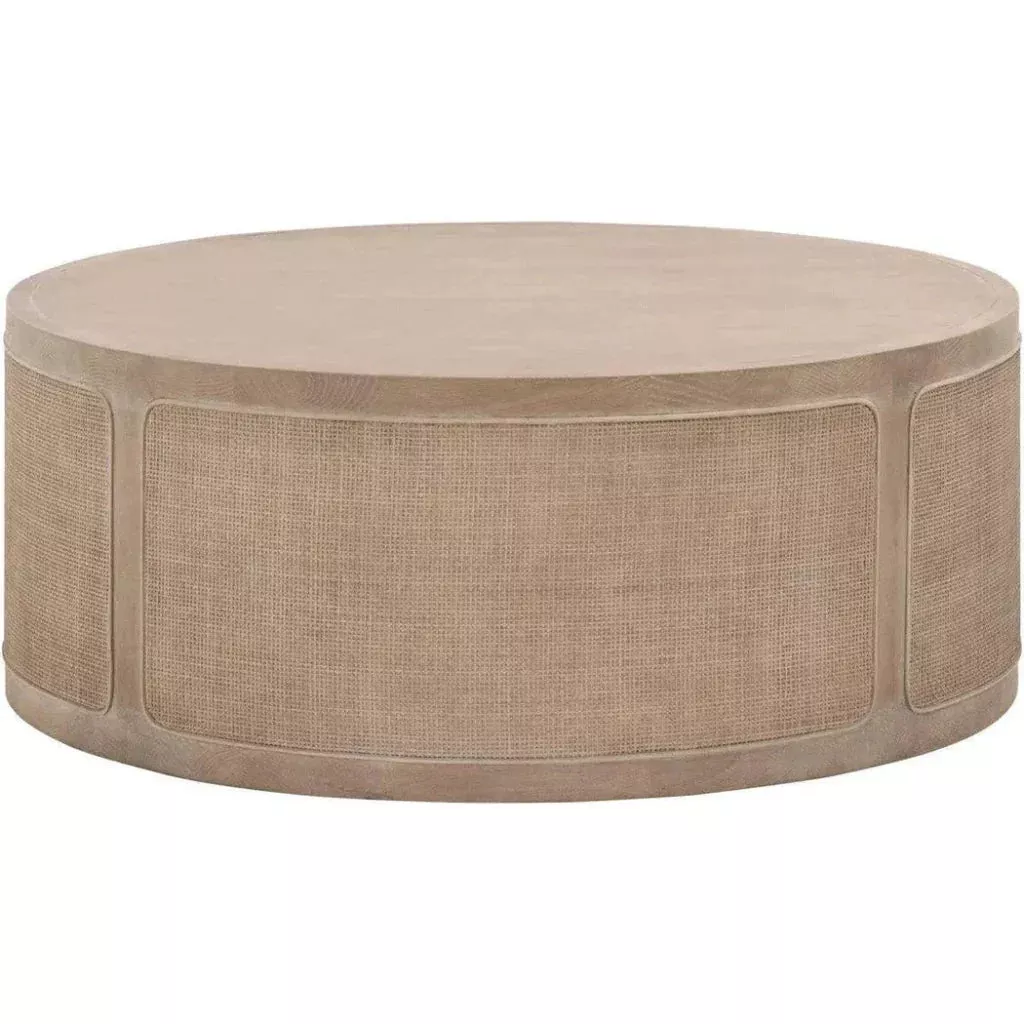Cane Coffee Table Reclaimed Solid Wood