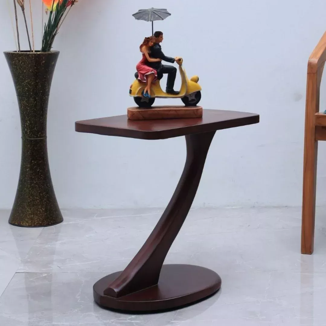 Cascade Teak Wood Coffee Table (Brown)