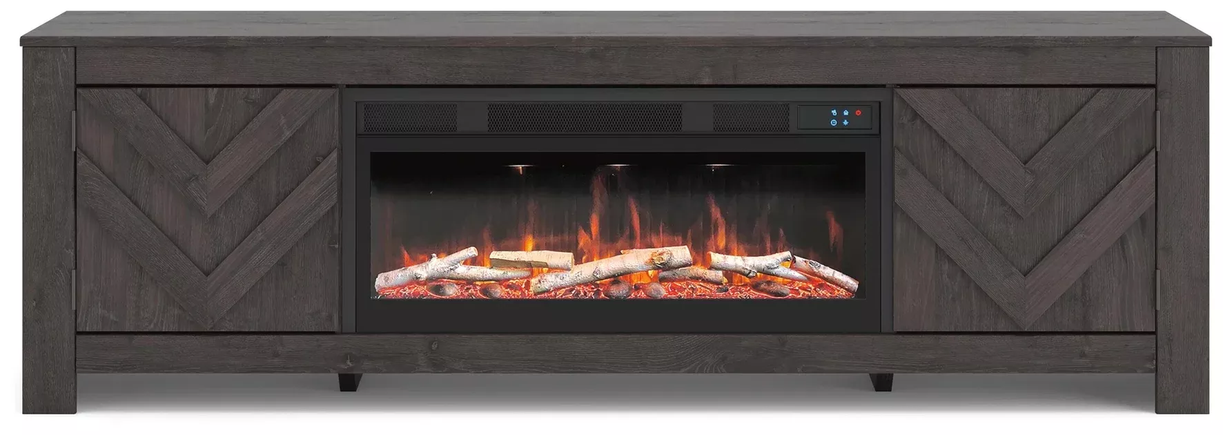 Cayboni 71" TV Stand with Electric Fireplace