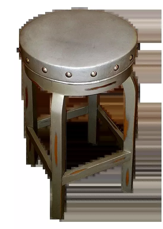 Charlotte Barstool Silver - Set of 2
